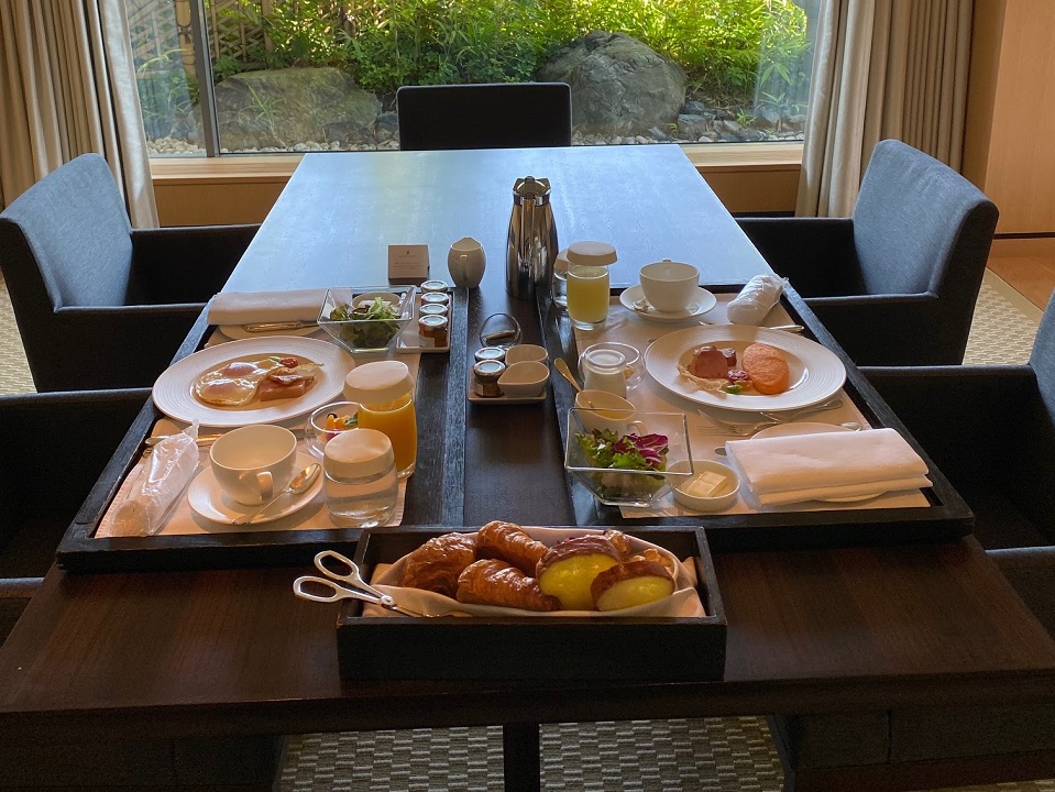 リッツカールトン京都 スイート TSUKIMI 朝食