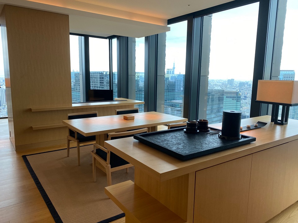 アマン東京 Aman Tokyo コーナースイート Corner Suite