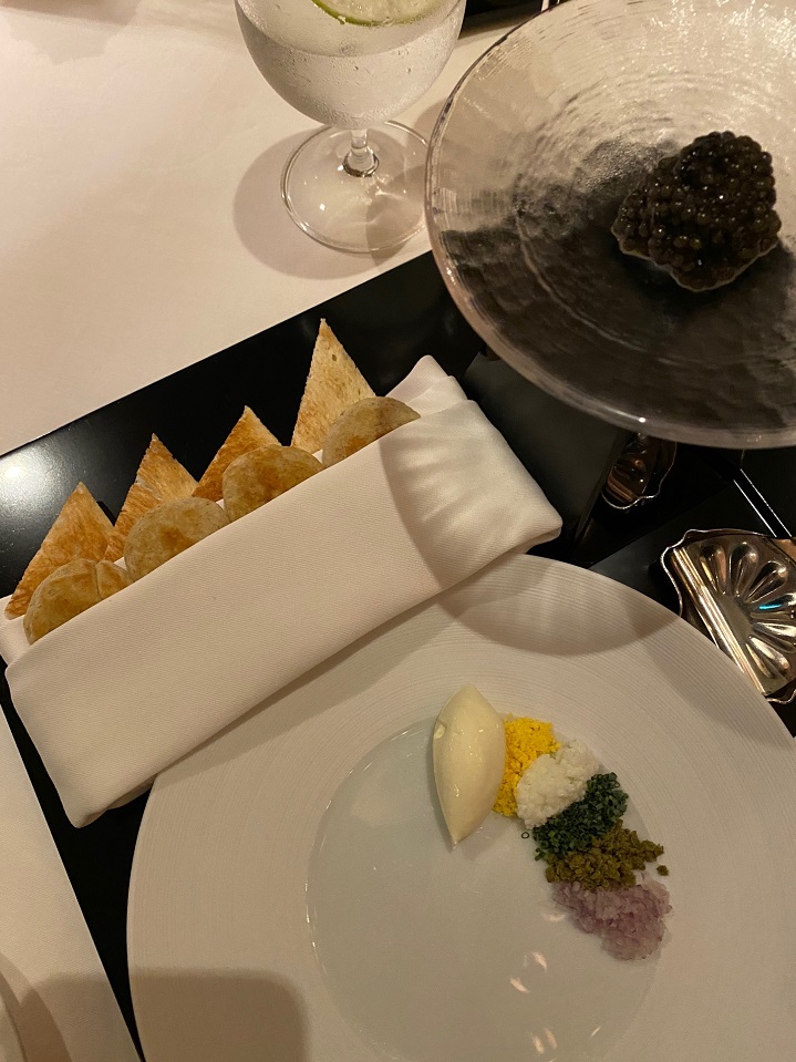 ザ・リッツ・カールトン大阪 ラ・ベ  La Baie キャビア ベルーガ