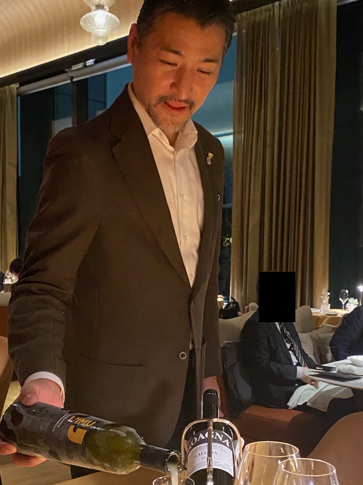 後記功シェフ・ソムリエ ブルガリホテル東京